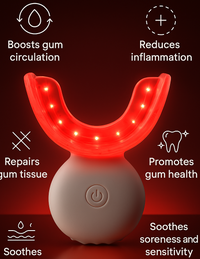 Red Light Therapy Gum Health Device – Wireless Teeth & Gum Relief